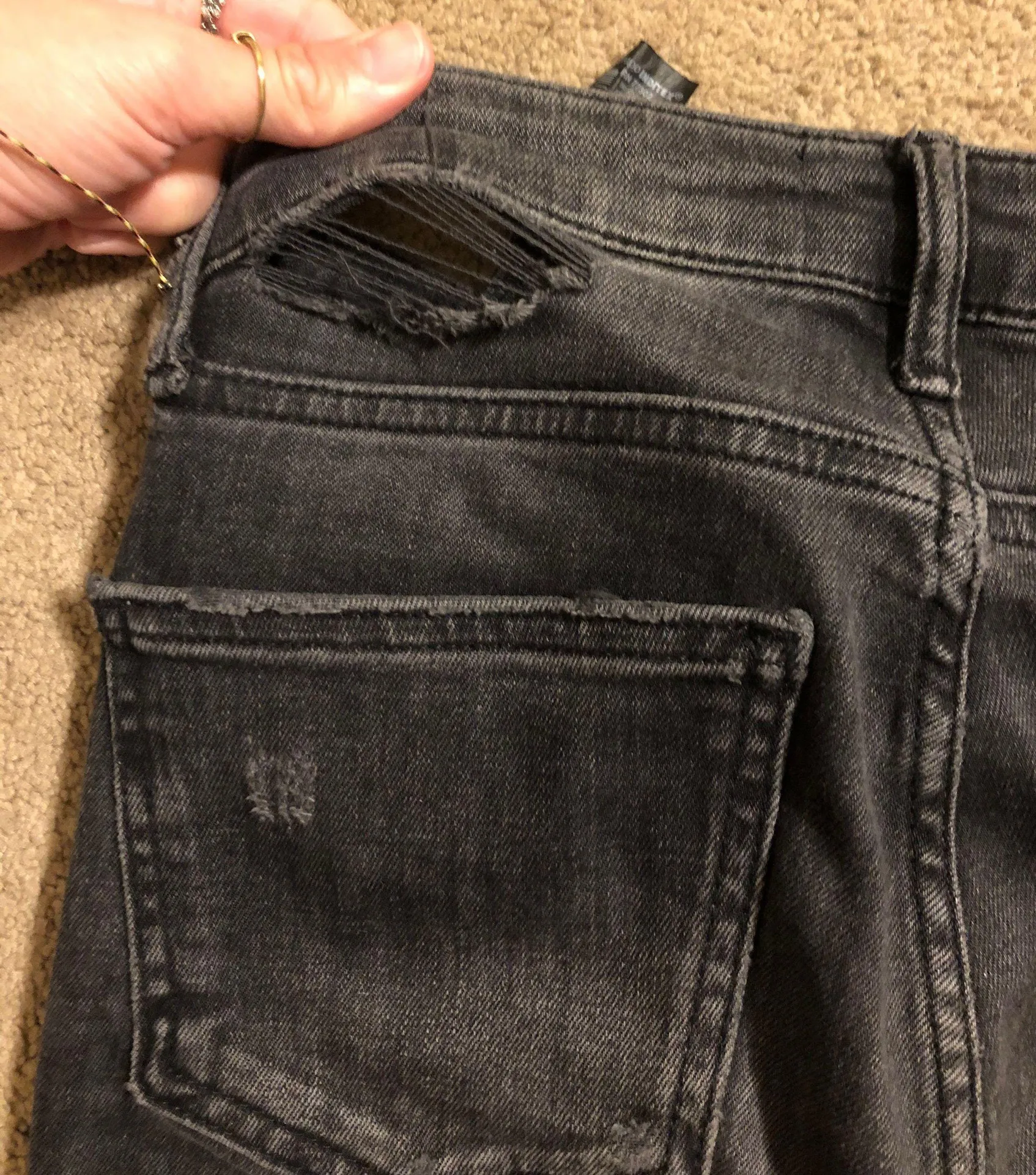 ZARA Distressed Jeans - Image 3