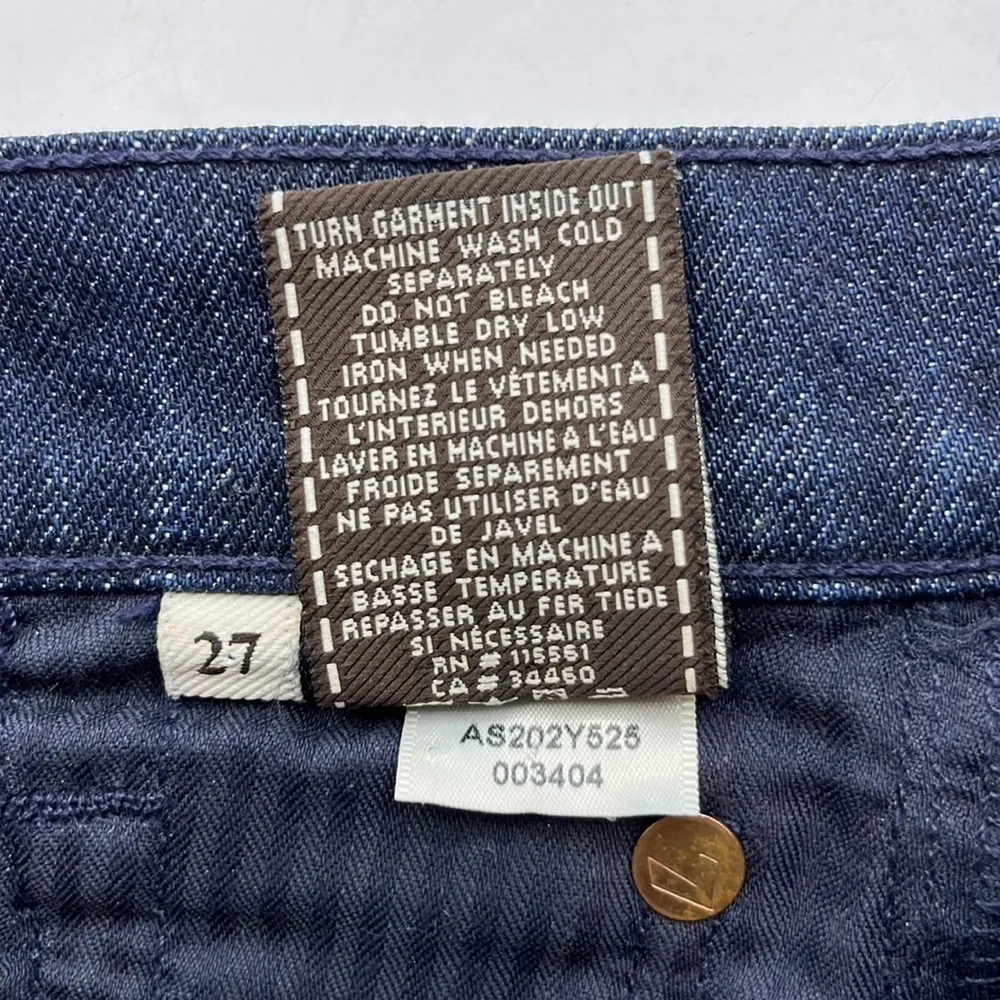 7 For All Mankind Capri Mid Rise Dojo Size 27 - Image 11