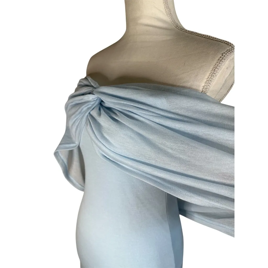 SNDYS Madrid Maxi Dress in Blue Medium New Womens Long Gown - Image 8