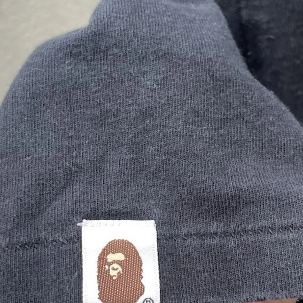 Vintage A Bathing Ape BAPE Logo Pink Green T-Shirt Women’s Size Small - Image 11