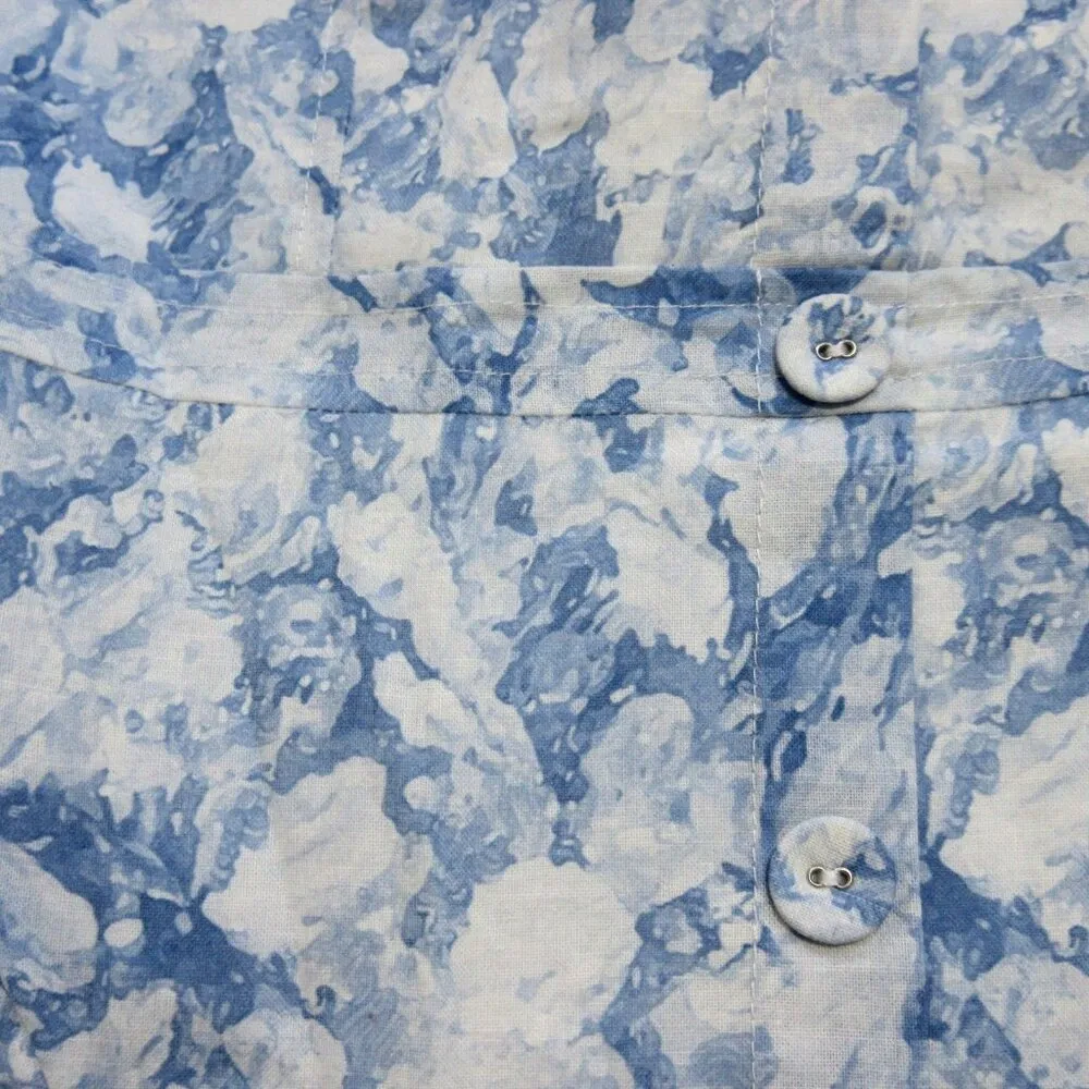 NWT Tuckernuck Hyacinth House Rosemary in Blue Abstract Floral Maxi Dress M - Image 3