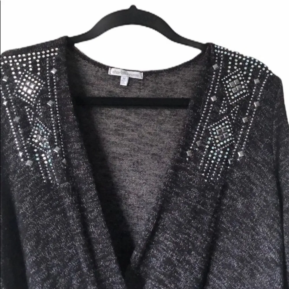 Charlotte Russe Silver rhinestone Top Size… - Image 4
