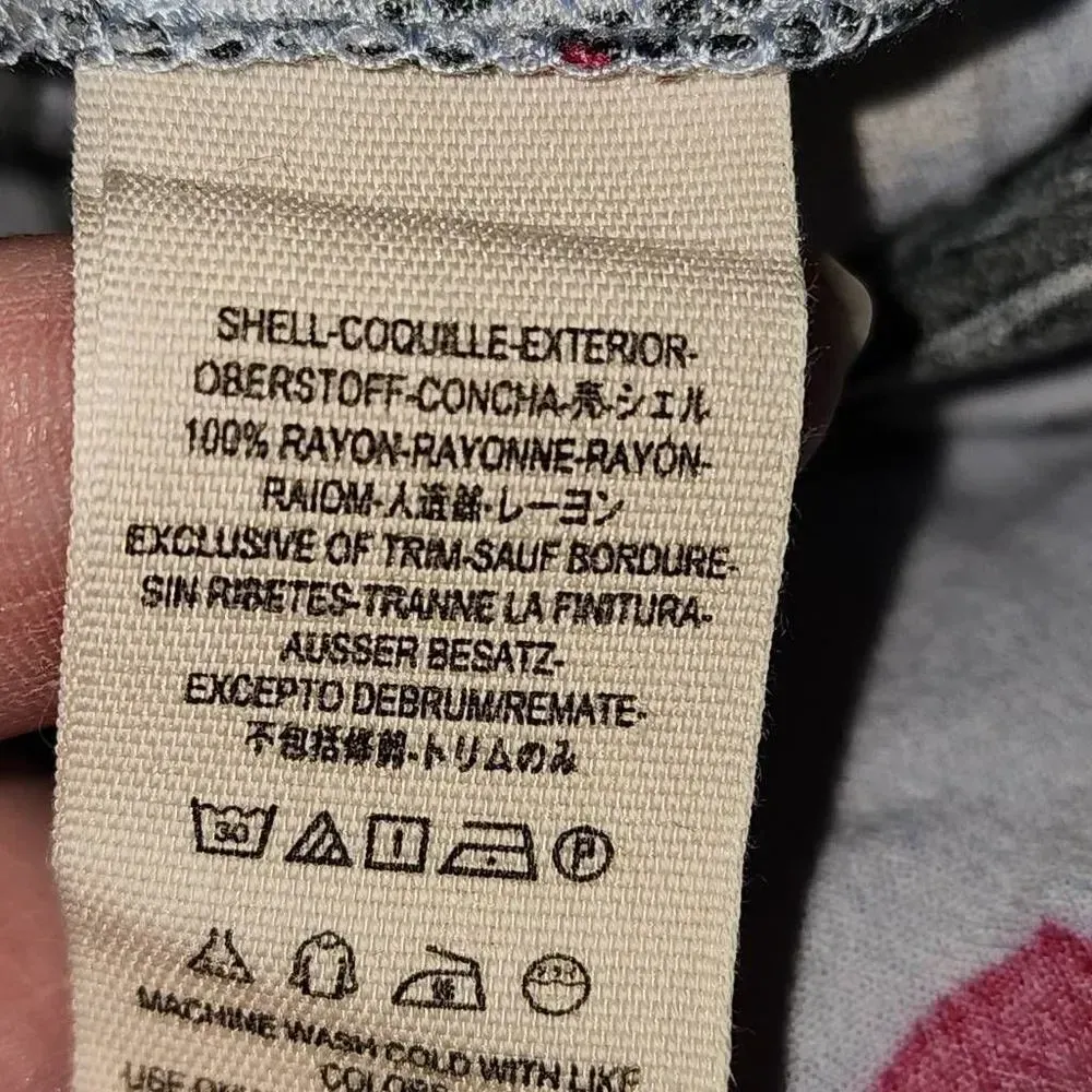 Free People‎ Womens Blue Floral Bella Tunic Top/Dress Small - Image 5