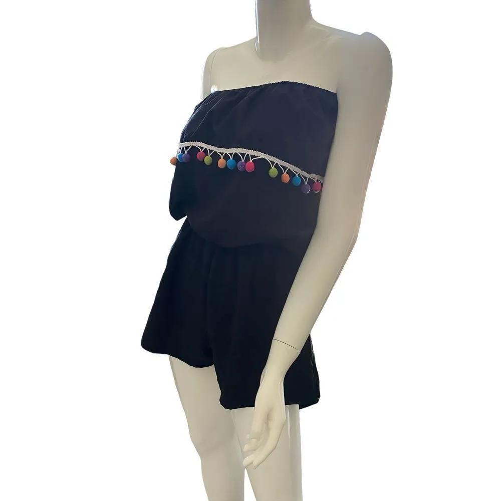 Super fun unbranded shorts romper Black Size undefined - Image 8