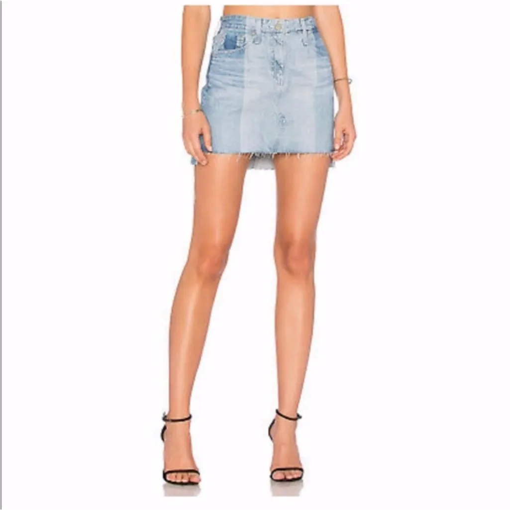 AG The Sandy Denim Skirt in 19 years fracture - Image 6