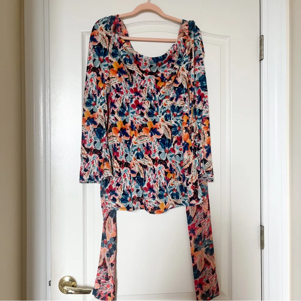 For Love & Lemons‎ Blake Mini Floral Dress - Image 3