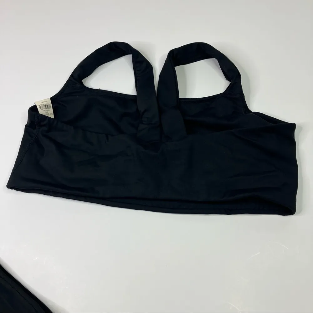 Aerie | Black Bikini Set Medium Support Top Cheeky Bottoms NWT Womens XXL - Image 4