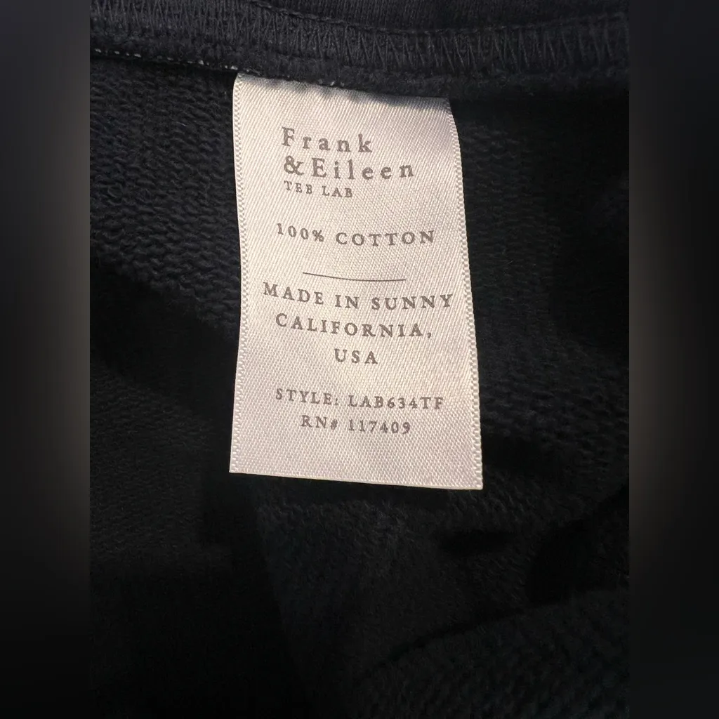 Frank & Eileen Catherine Favorite Cropped Wide Leg Triple Fleece Sweatpants Sz M - Image 6