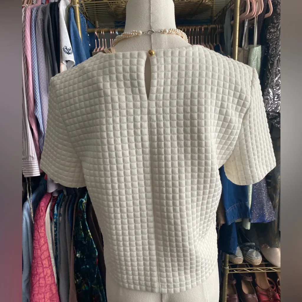 Chelsea & Violet Cream Short Sleeve Shirt. - Image 3