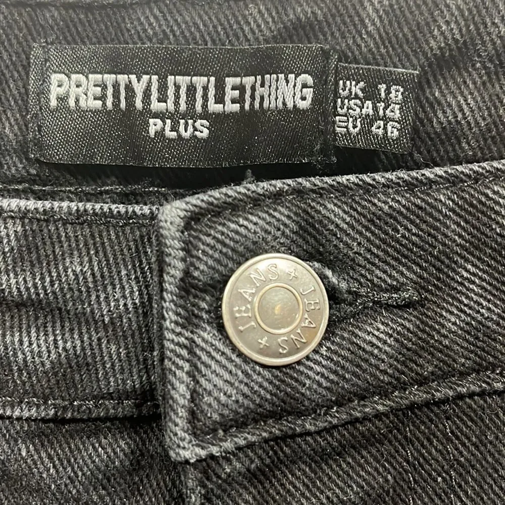 Pretty little things black high rise straight jean - Image 2