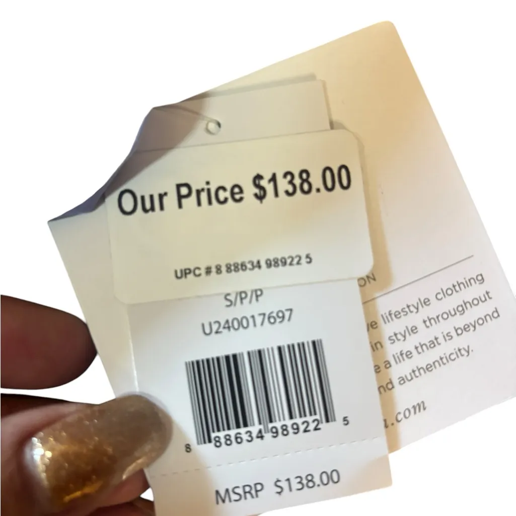 Beyond Yoga  Colorblock Go Retro Jacket Periwinkle Cloud Small NWT $138 - Image 4