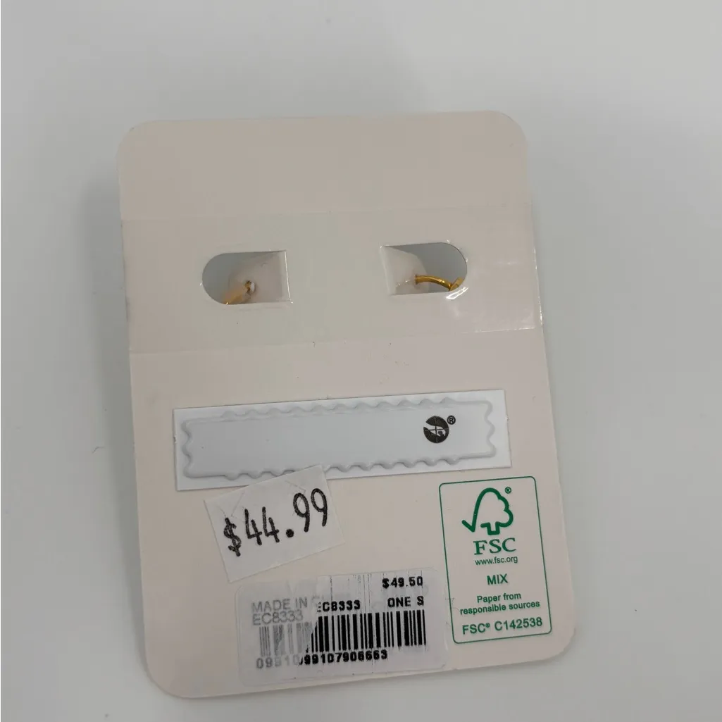 J.Crew  Sculptural button earrings - Image 4