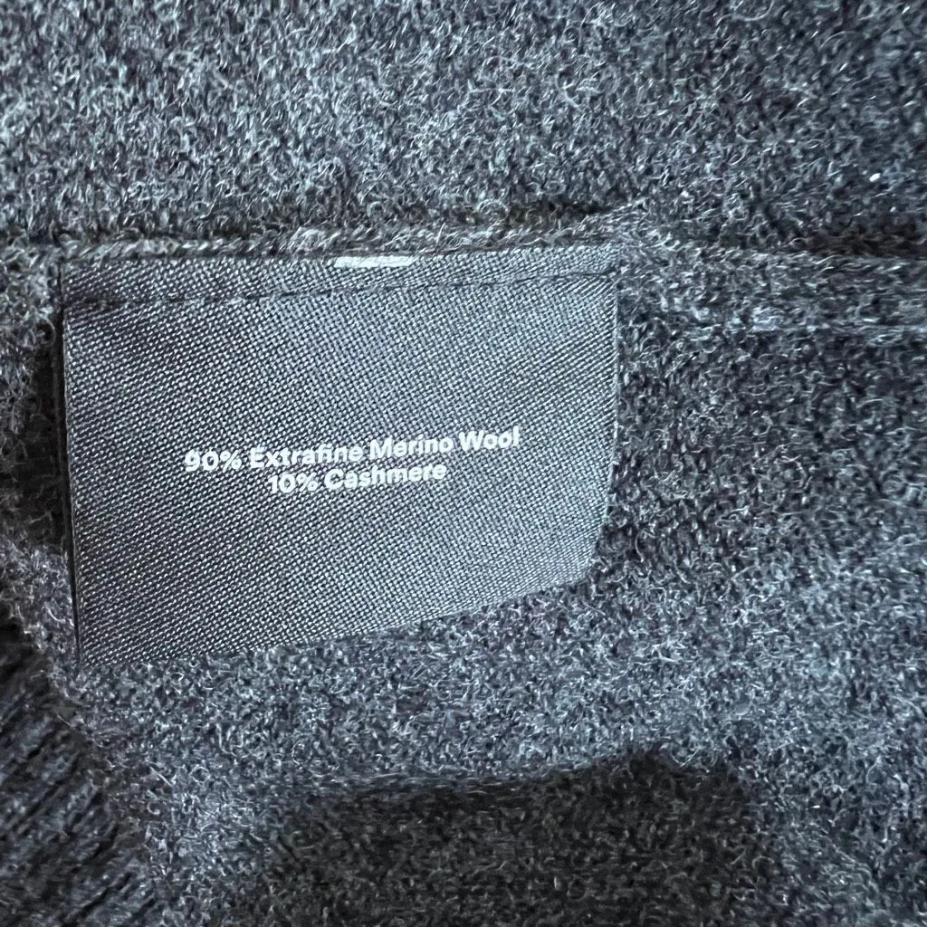 Summersalt Two-Tone Cashmere Merino Wool Turtleneck Sweater Small - Image 9