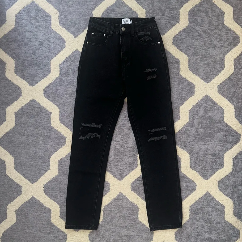 Princess Polly  Black Hayden Jeans - Image 3