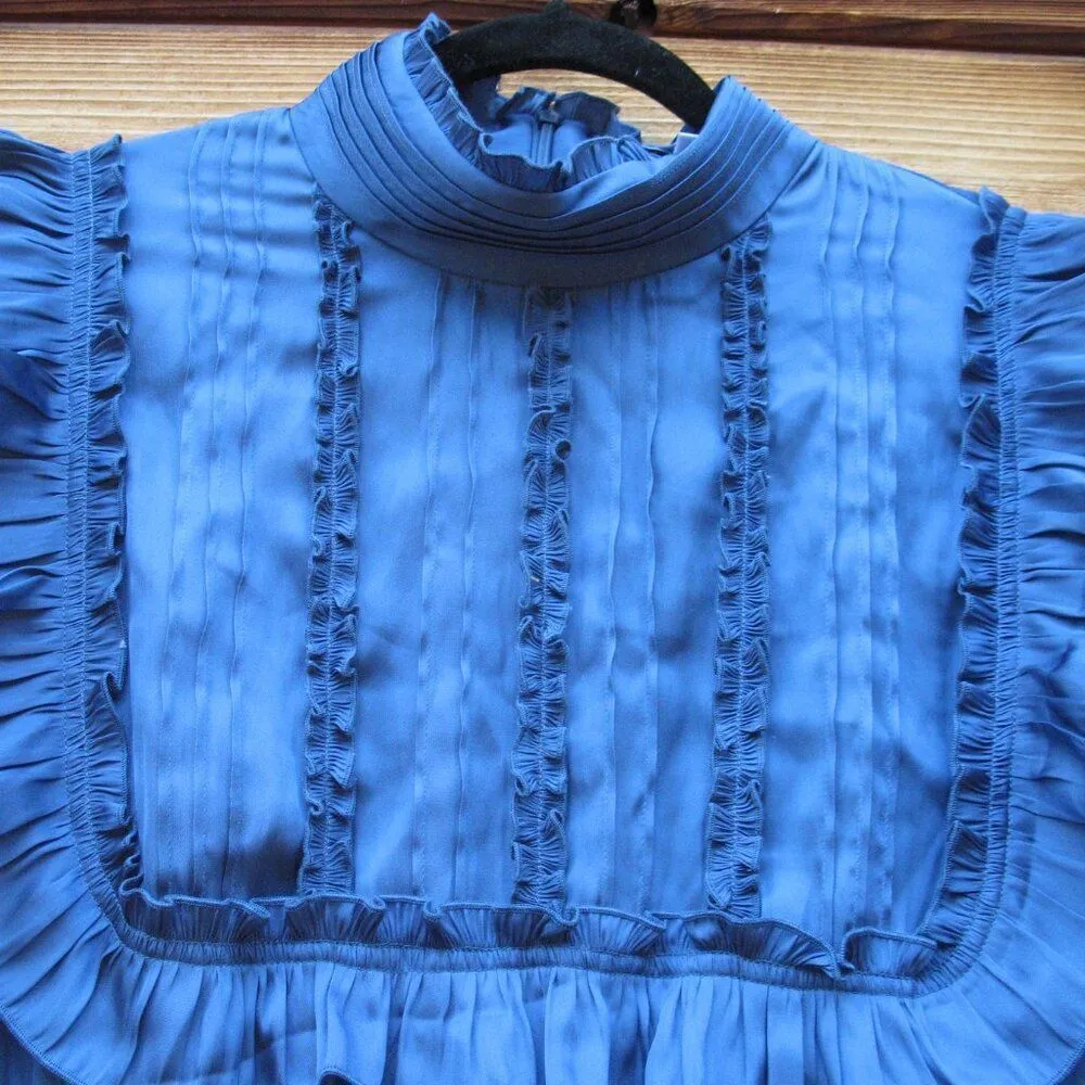 NWT Hunter Bell Ruffle Long Sleeve Mini Dress - Image 5