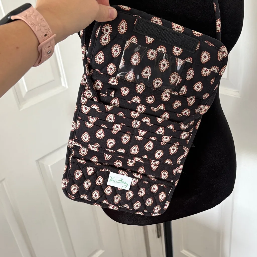 Vera Bradley Pirouette Retired Tri-Fold Crossbody Wallet Clutch - Image 3