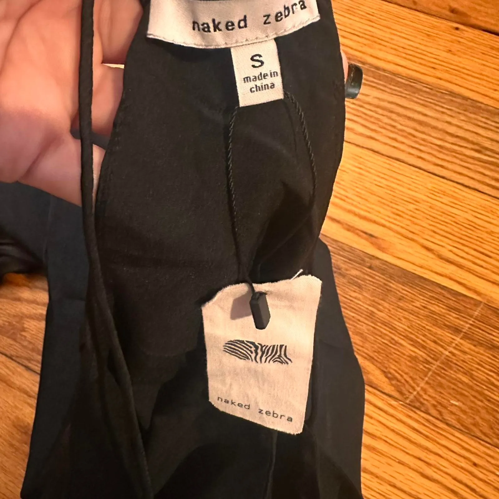 Black mini dress nwt naked zebra - Image 4