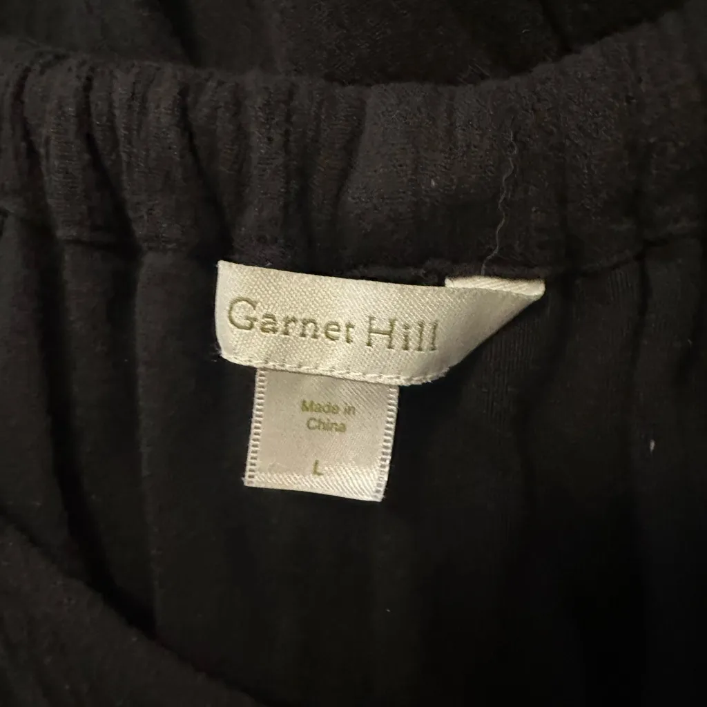 Garnet Hill Cotton Gauze Long Cover-Up Maxi Dress Size L - Image 4