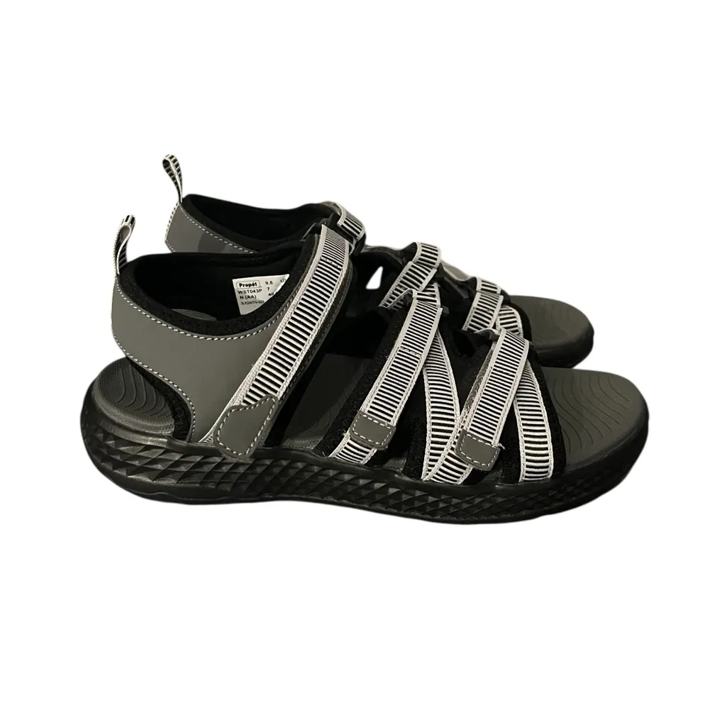Propet TravelActiv Adventure Women's Sandal WST034 Gray 3 Strap Adjustable 9.5 - Image 3