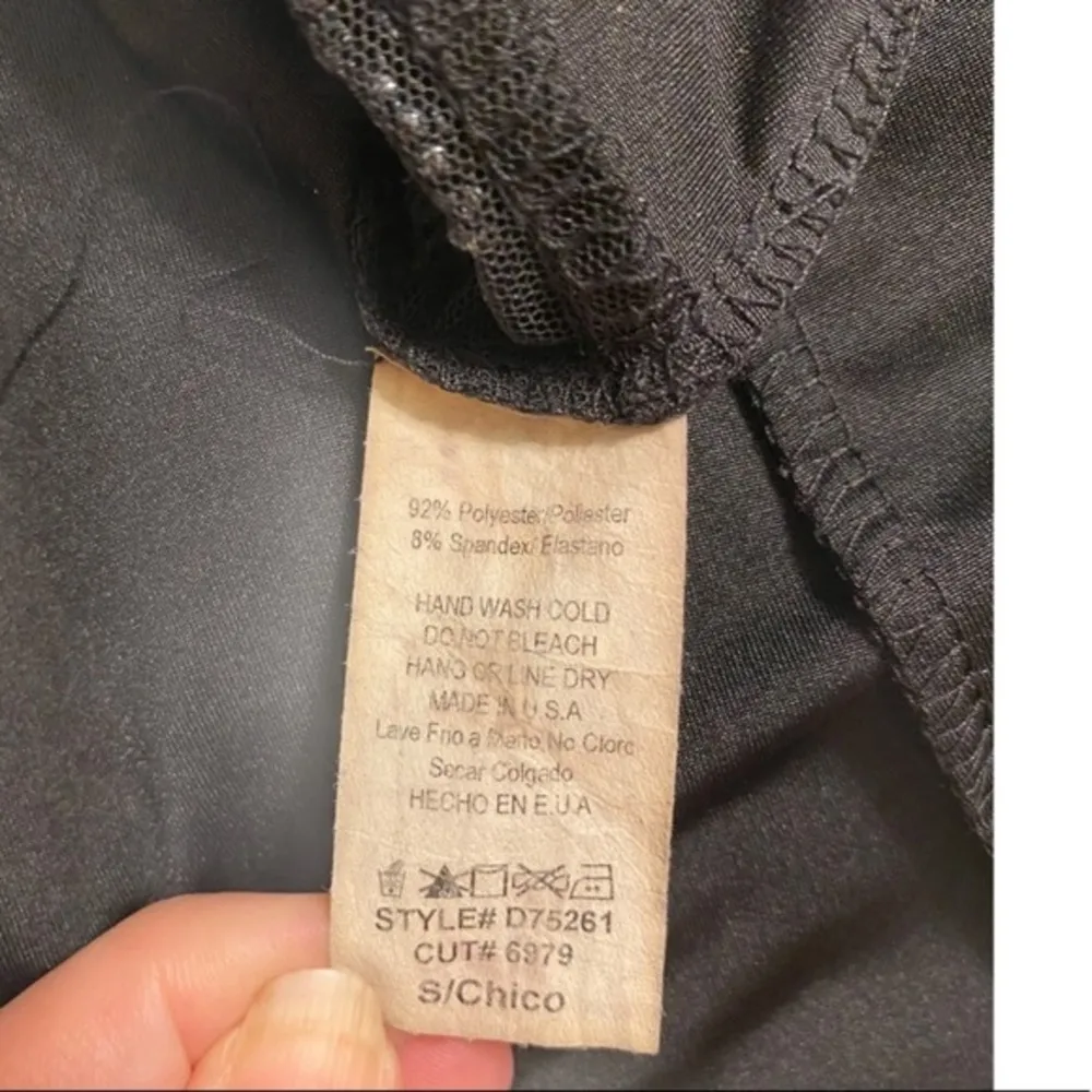 Entry‎ Sexy black beaded plunging neckline dress​ - Image 13