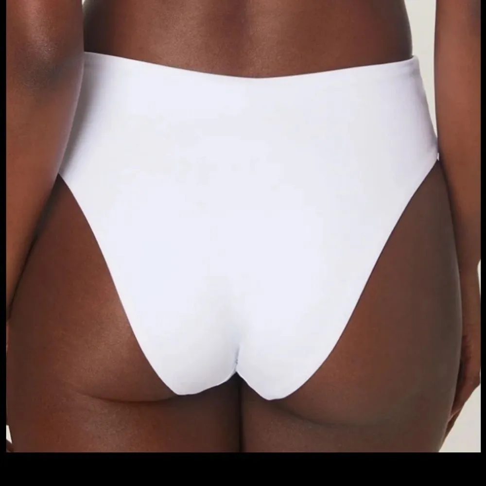 Andie bikini Set Santorini Top 90s High Waisted Bottom White size S NWT - Image 5