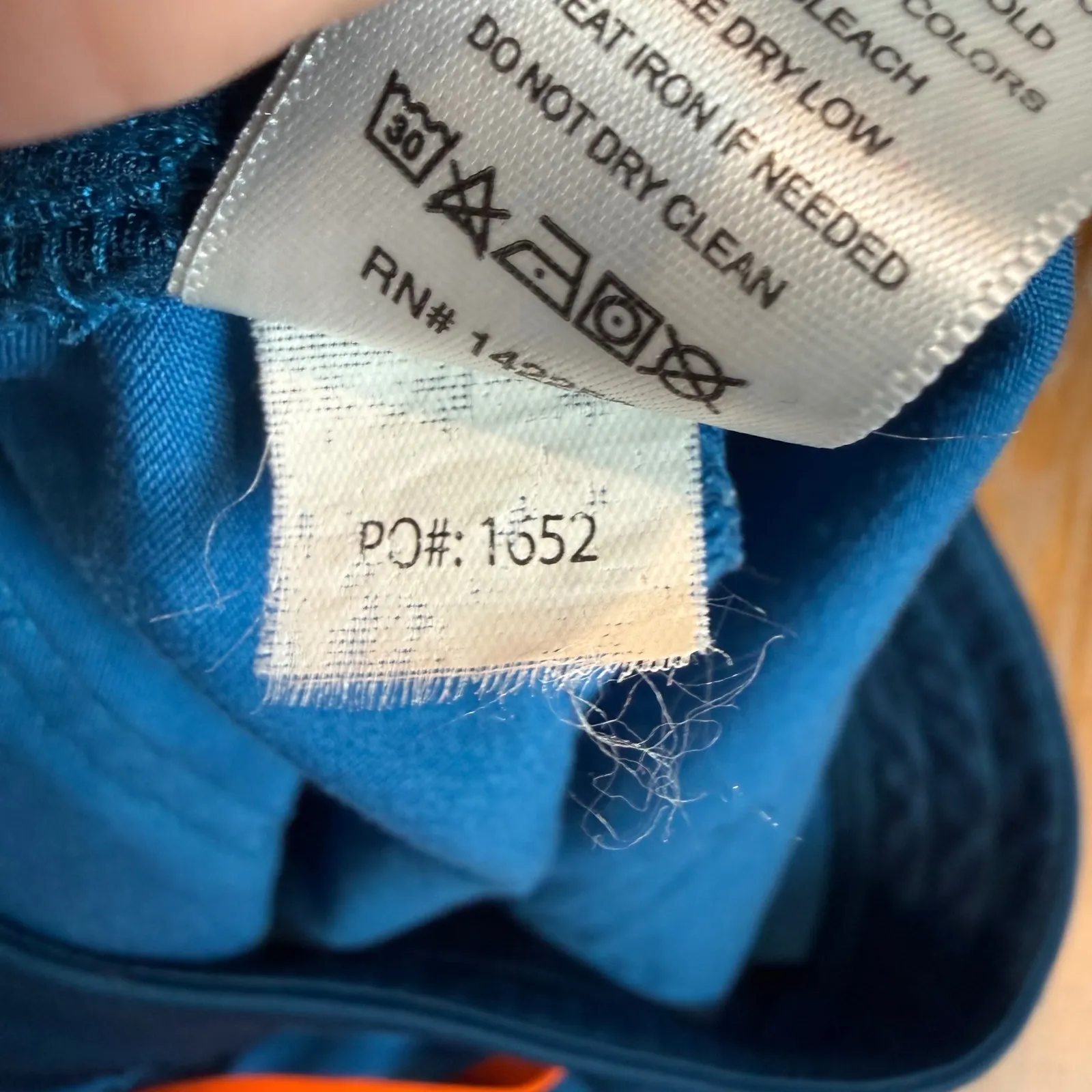 Figs Zamora Scrub Jogger Pants Teal Blue Orange Drawstring Size XL PO 1652 - Image 7