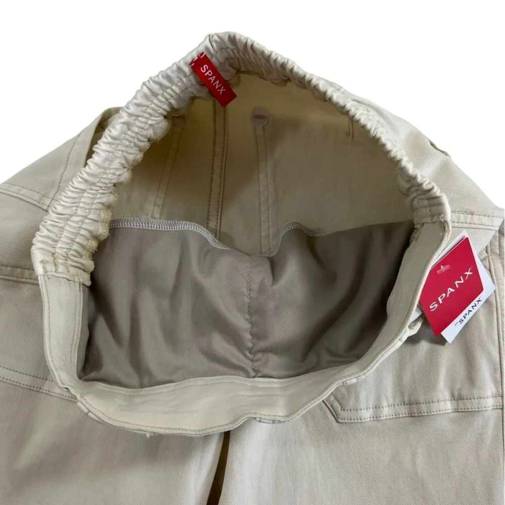 SPANX Stretch Twill Cargo Jogger in Parchment - Image 6