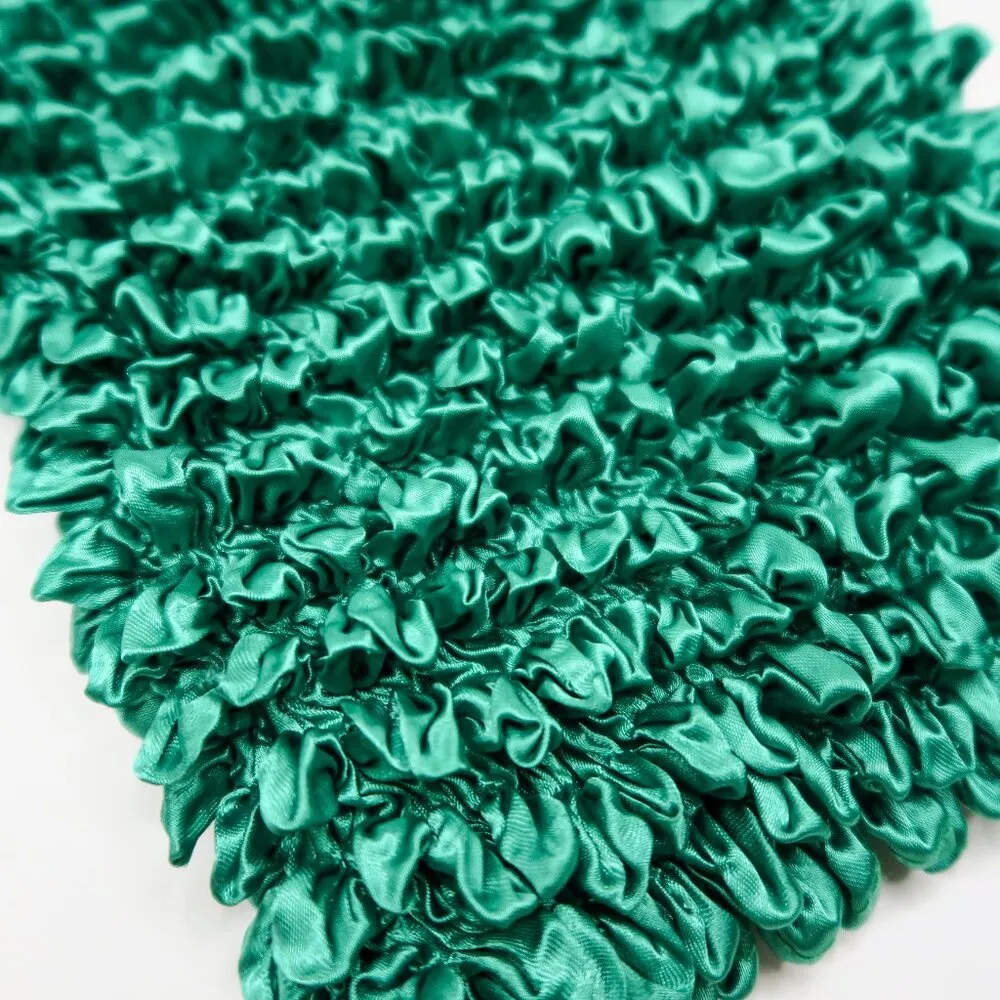 Vintage 90s Teal Green Bubble Popcorn Shirt Size M - Image 7