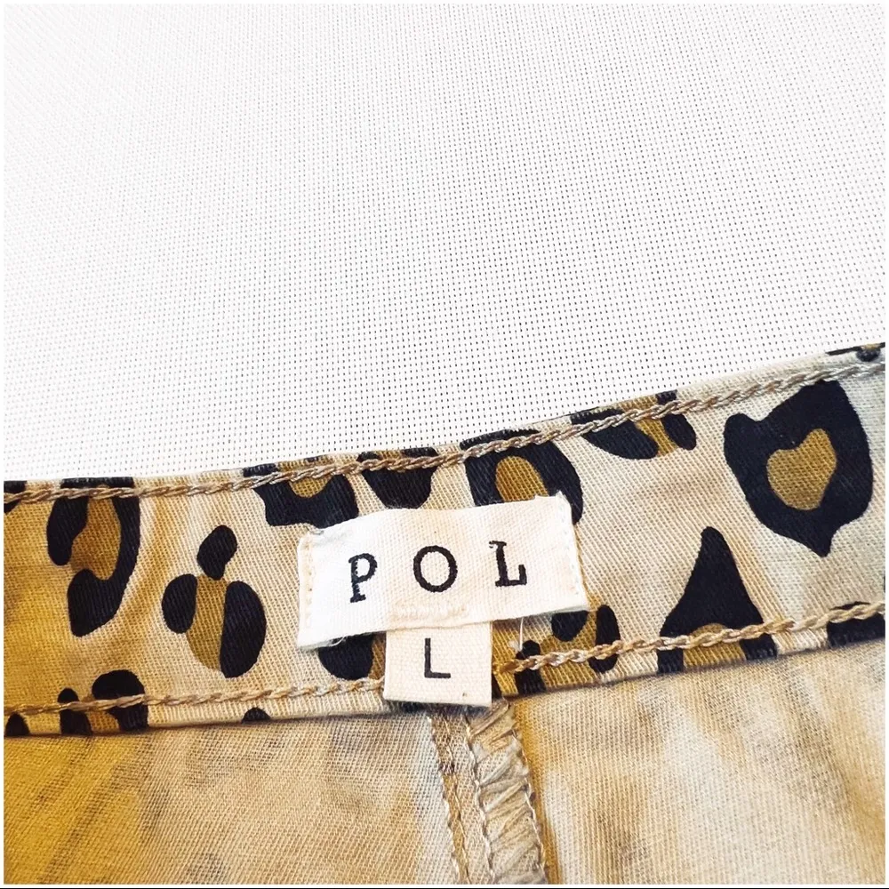 POL Cheetah Print Twill Skinny Pants - Image 11