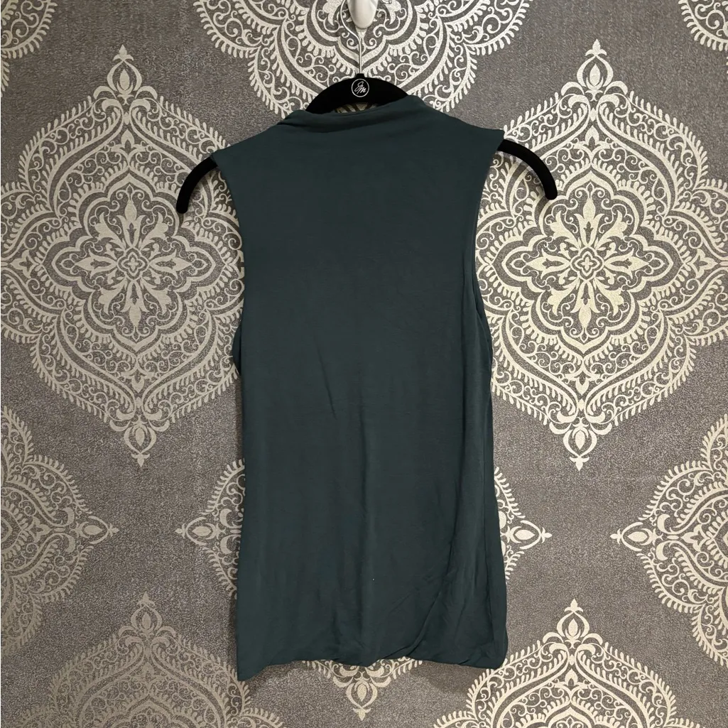 Halogen XS Sleeveless Teal Tank Top - Image 3