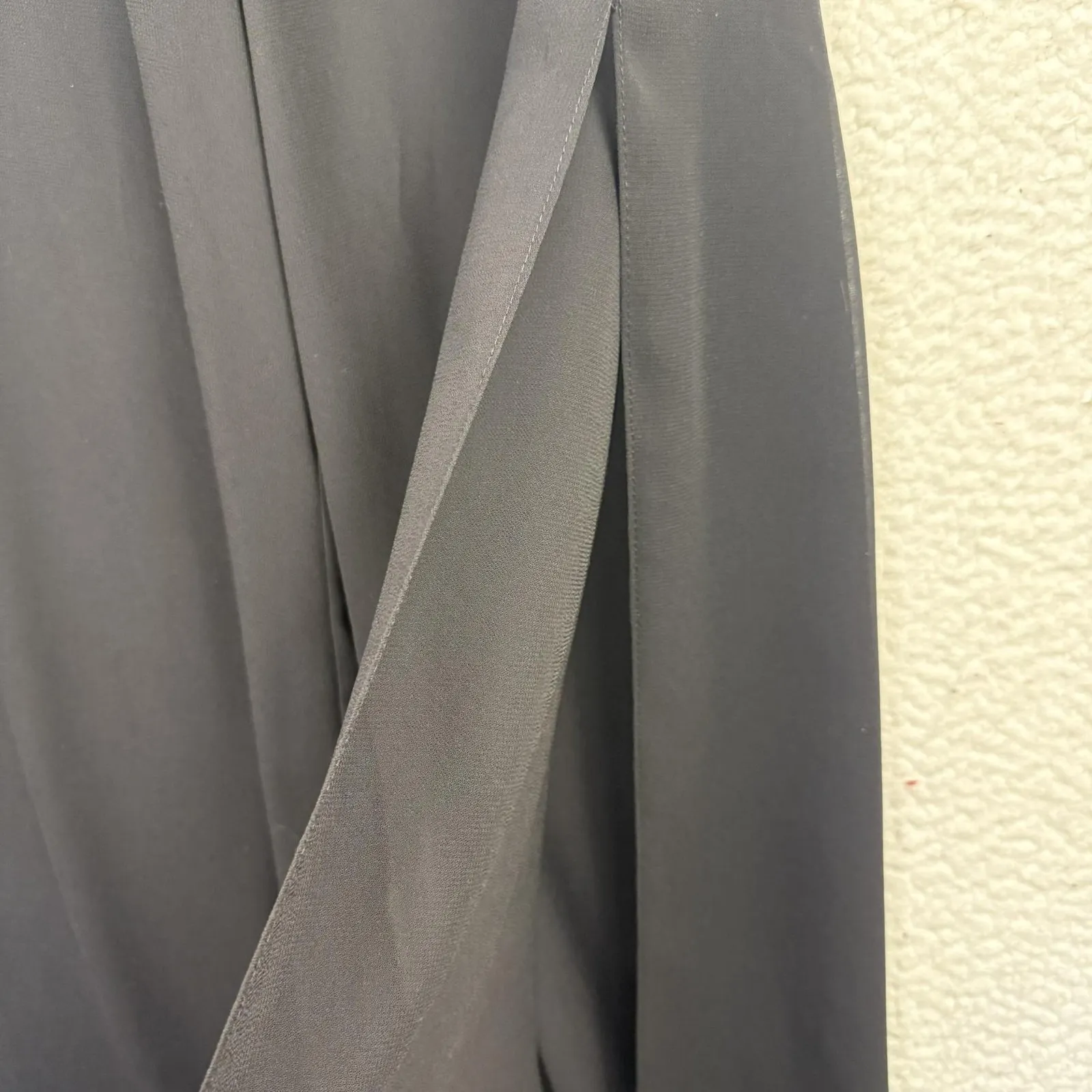 Alex Evenings Pants Womens Medium Black Chiffon Wide Leg Pull On Evening - Image 4