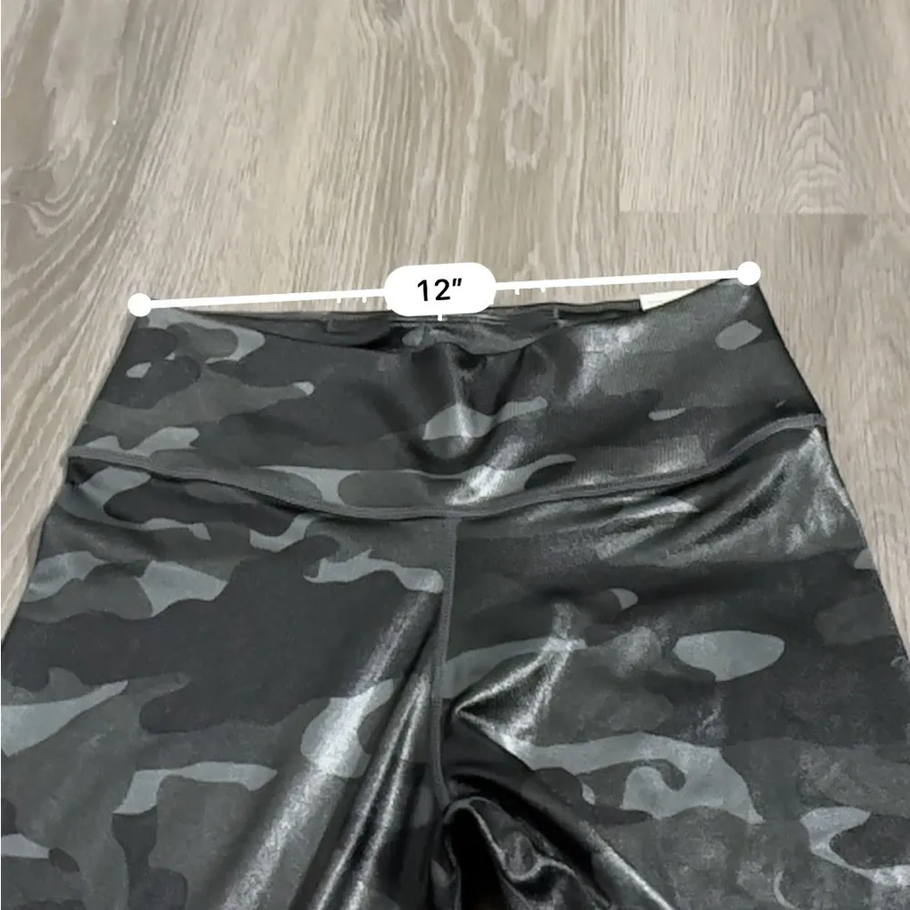 Nike One Dri-Fit Dark Smoke Grey White Camo Print Mid Rise Ankle Leggings Size S - Image 12