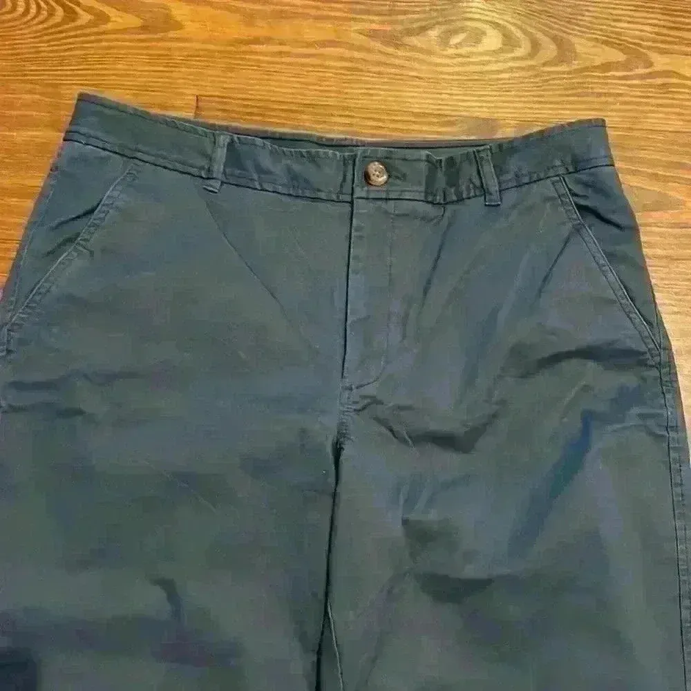 LL Bean, Favorite Fit Navy Chino Pant,size 10 Blue - Image 2