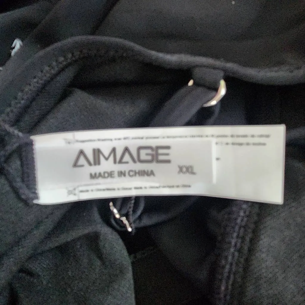 AI'MAGE Black Swim Dress with Matching Bottoms NWOT Size XXL - Image 13