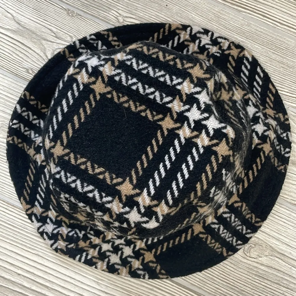 David & Young Plaid Wool Blend Hat - Image 2