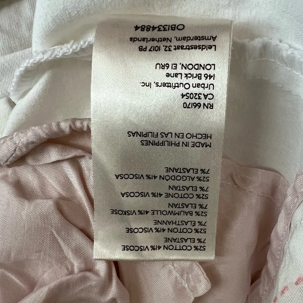 Anthropologie Maeve Women’s The Essential Slim Kick White Flare Pants Size 14 - Image 10