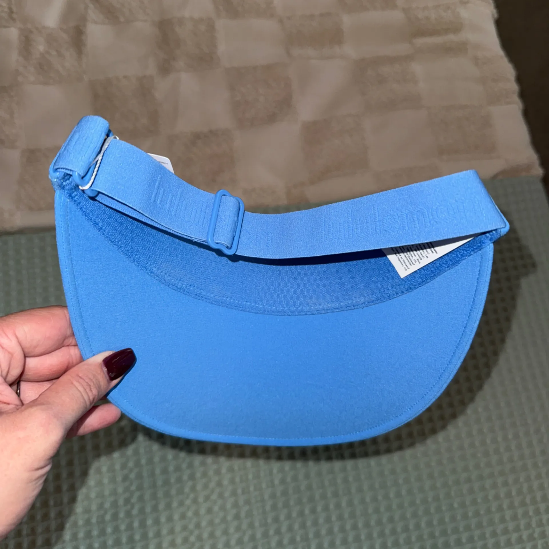 NWT Lululemon Fast Paced Wide Band Run Visor in Poolside Blue - Image 5