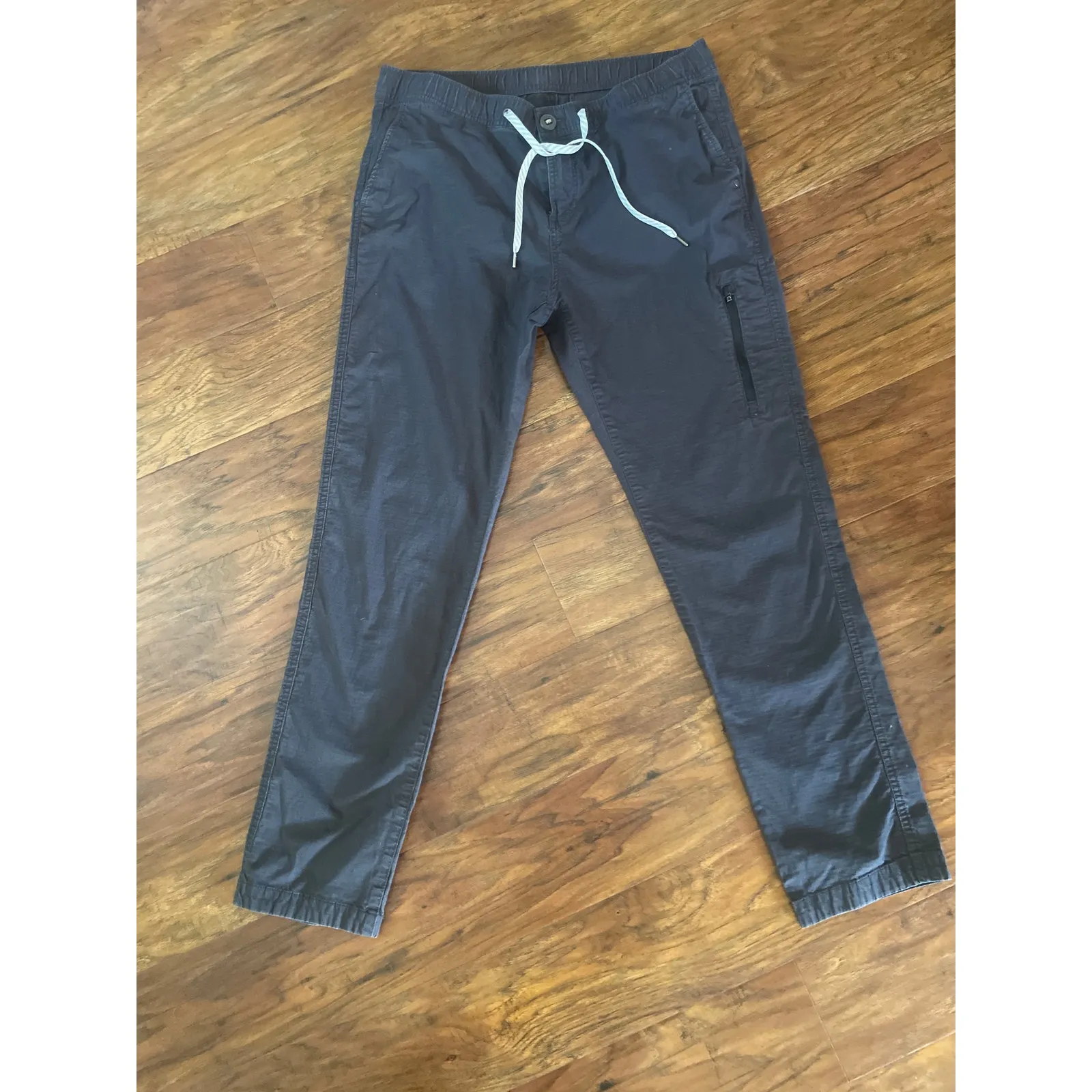 VUORI Vuori Women’s Ripstop Stretch Active Pants Large L Charcoal Drawstring - Image 2