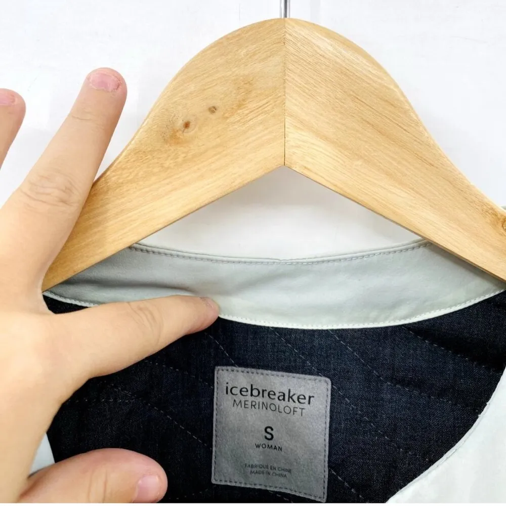 Icebreaker MerinoLoft Ainsworth Liner Jacket Mint Green Size Small - Image 4