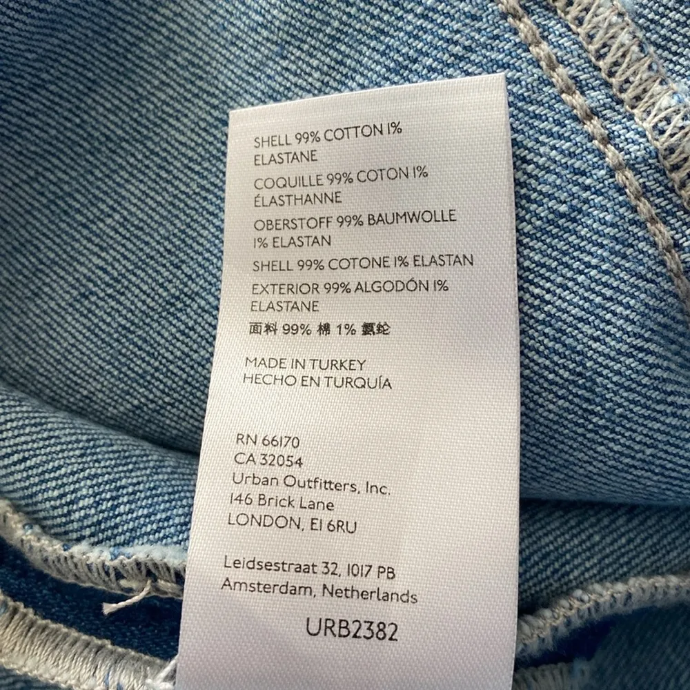 BDG Urban Outfitters Size XS Blue Denim Women's Teen Girl Lace-Up Dress NWT - Image 9