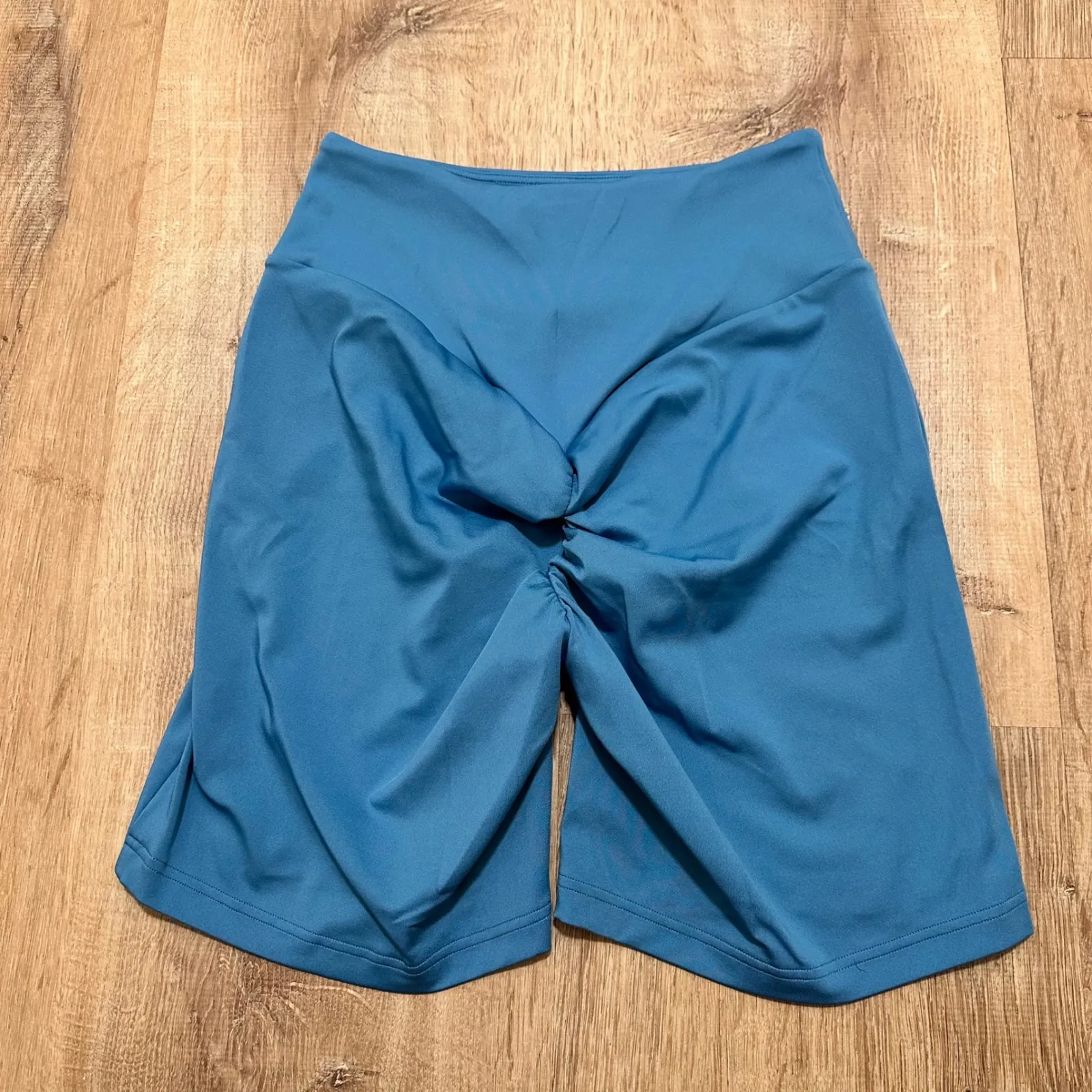 GYMSHARK | Reps Power Tight Shorts, Coastal Blue - Image 4
