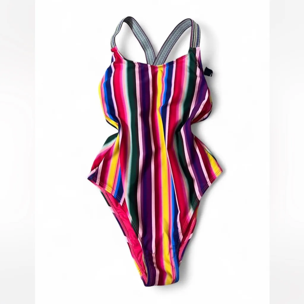 ‎Rainbow One Piece Swimsuit Purple - Image 5