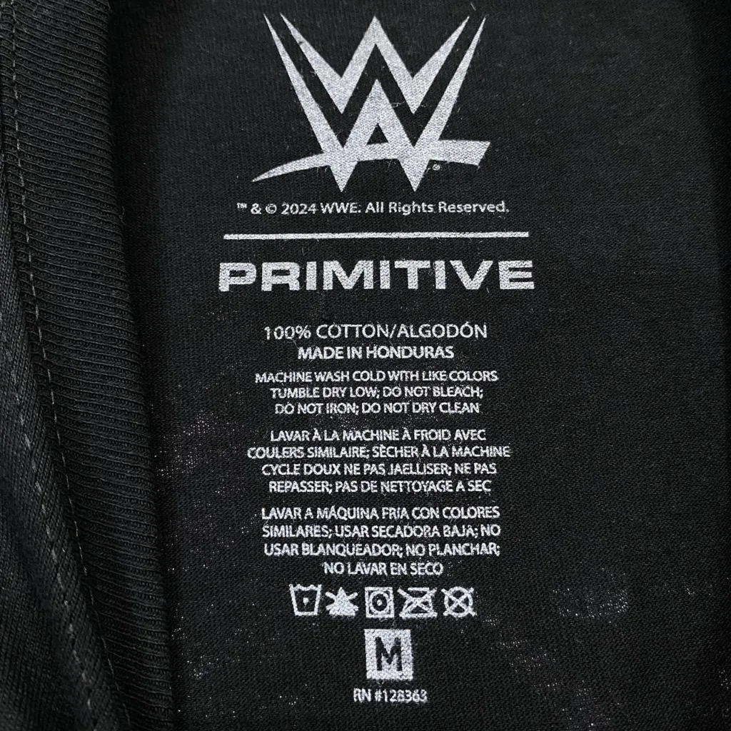 WWE Bret "Hitman" Hart Graphic T-Shirt Size Medium (New with Tags) - Image 4