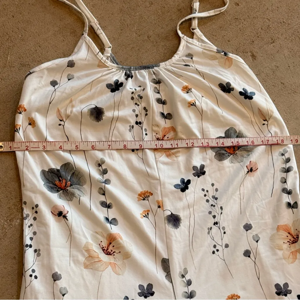 Source Unknown Floral Spaghetti Strap Jumpsuit - Image 11