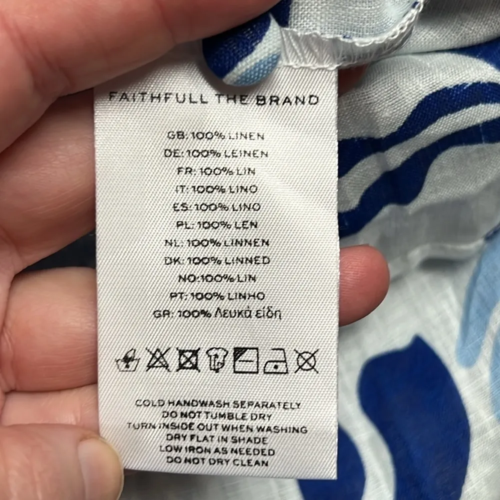 Faithfull the Brand “Charlita” Linen Shirt Dress - Image 10