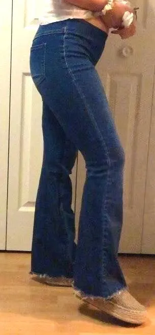 Buckle Flare Jeans - Image 3