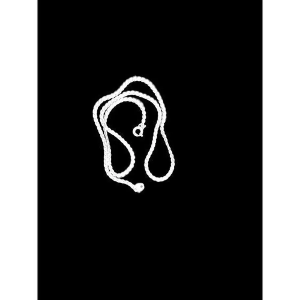 925 Sterling Silver Braided Flat Chain Necklace 17' 9.88 Grams‎ Sweet Sterling - Image 10