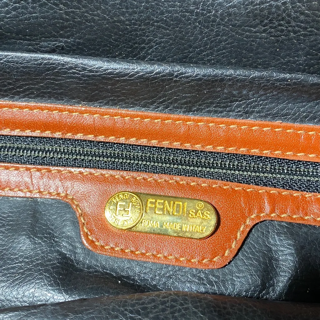 Authentic Fendi Pequin Stripe Bag - Image 13