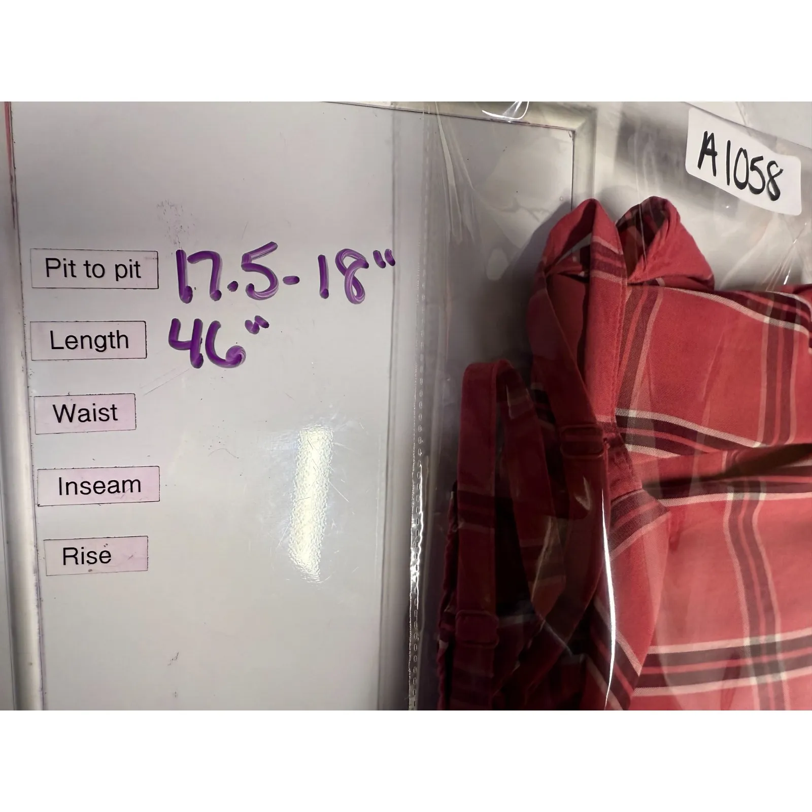 Old Navy Women Pink Plaid Fit‎ & Flare Cami Midi Dress Size M Smocked Cottage - Image 5