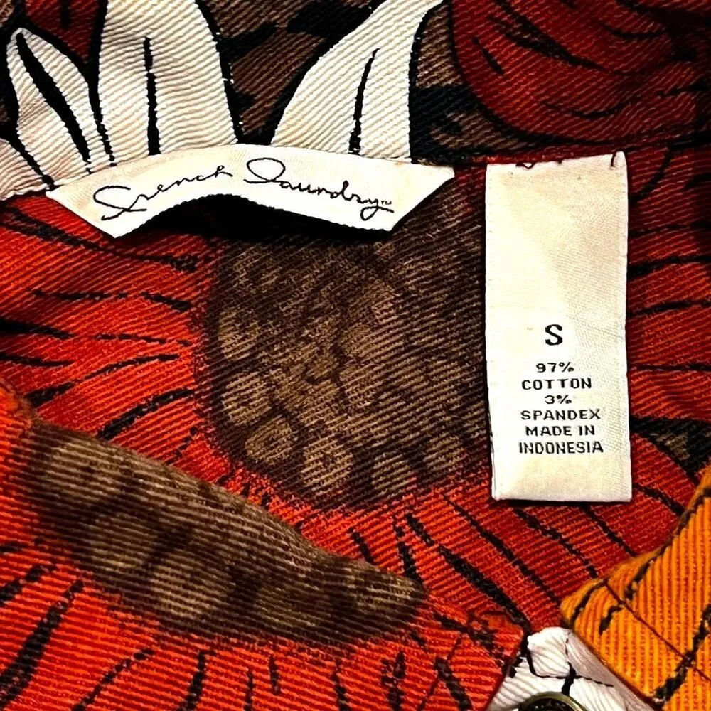 ★ Vintage Sunflower (90’s) Floral Print Button-Up Jacket by French Laundry ★ - Image 7